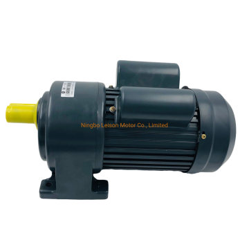 Single Phase Three Phase 220V 380V Horizontal Vertical 28mm Shaft AC Gear Motor 0.4kw 1kw 1.5kw